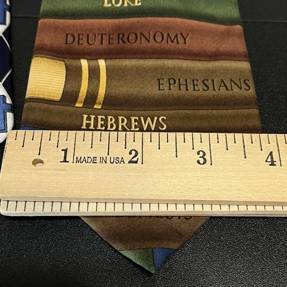 Larson Bible Book Silk Tie 56